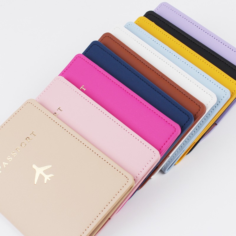 Tech Accessories For Travel - 1PCS PU Leder Flugzeug Passport Abdeckung