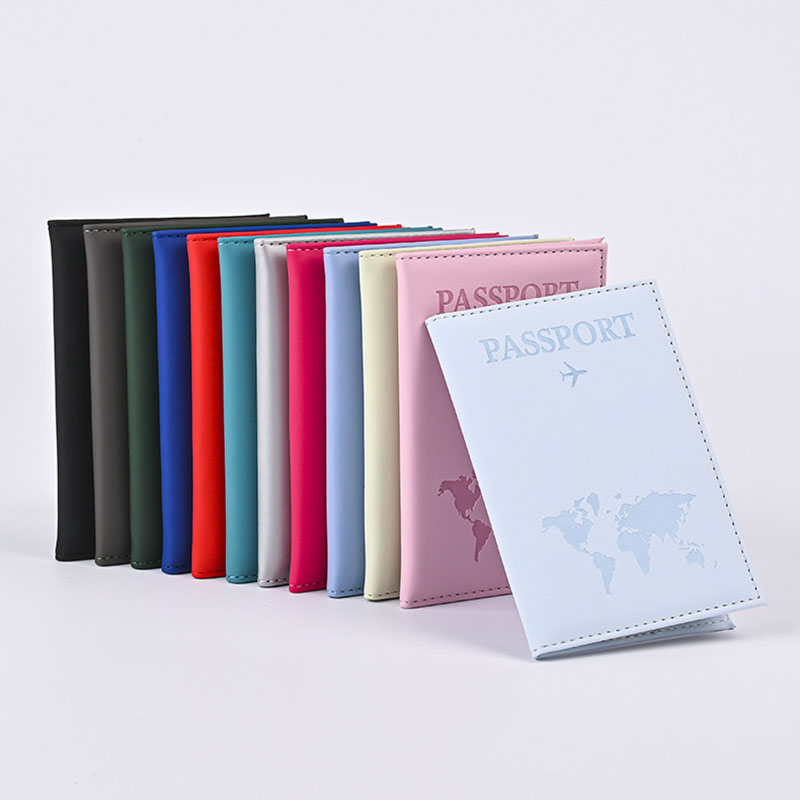 Tech Accessories For Travel - Liebhaber Die Weltkarte Passhülle Heißprägen Einfaches