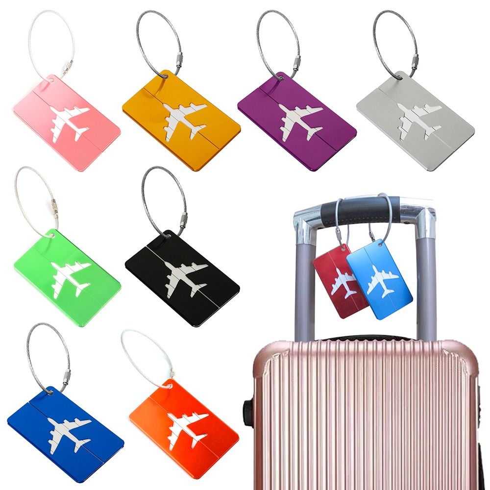 Tech Accessories For Travel - Aluminium Reisegepäck anhänger wieder verwendbare Koffer