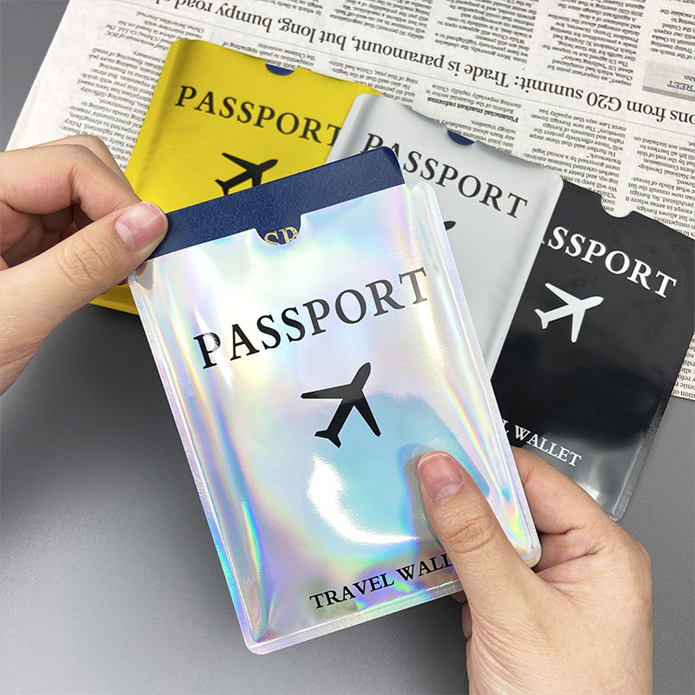 Tech Accessories For Travel - Reisepass-Schutzhülle aus Aluminiumfolie, antimagnetische und diebstahlsichere