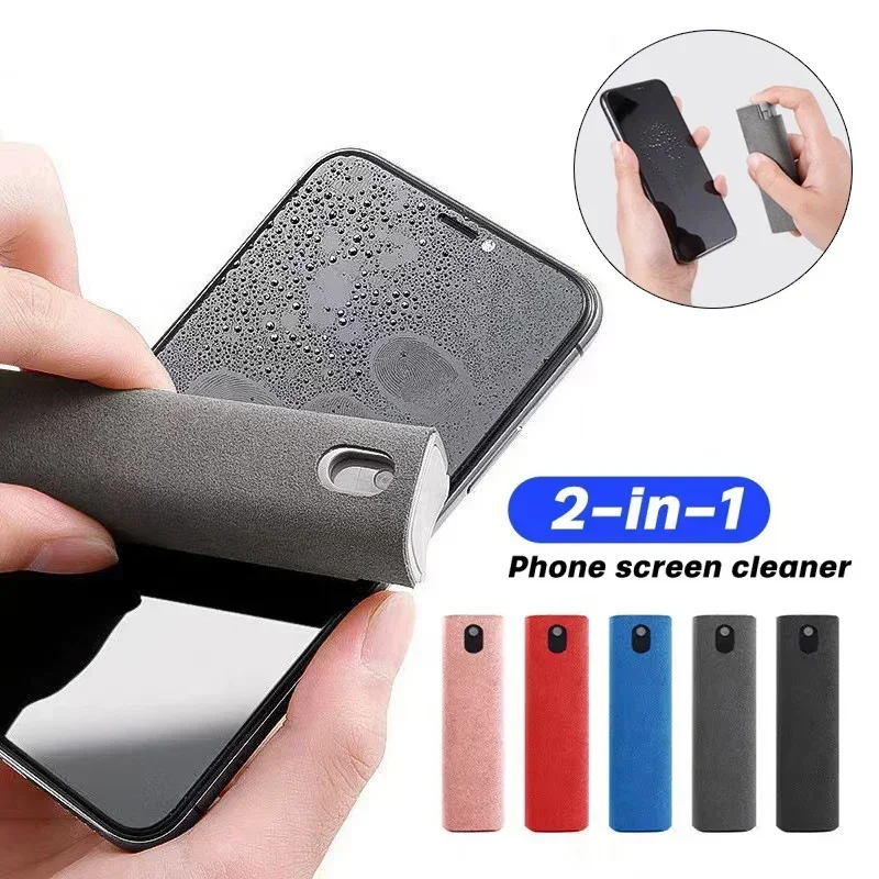 Screen Cleaner Spray - 2-in-1 Bildschirmreiniger-Spray für Mobiltelefone, PCs, Tablets,