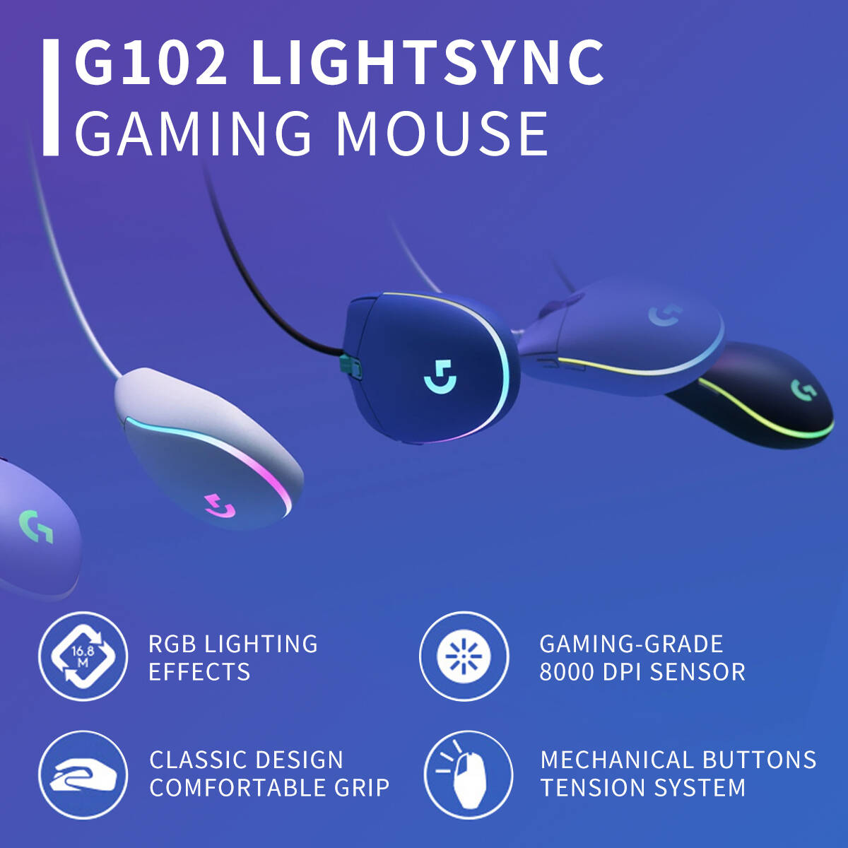 G102 Logitech G203 RGB Gaming- – Logitech Mouse G203 Bewertung und Preis
