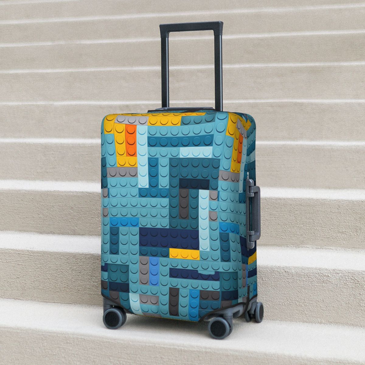 Blue Tech Pixel Building Block – Tech Accessories For Travel Bewertung und Preis