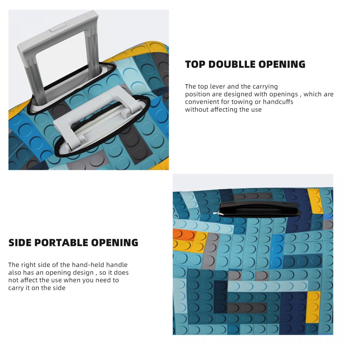 Blue Tech Pixel Building Block – Tech Accessories For Travel Bewertung und Preis